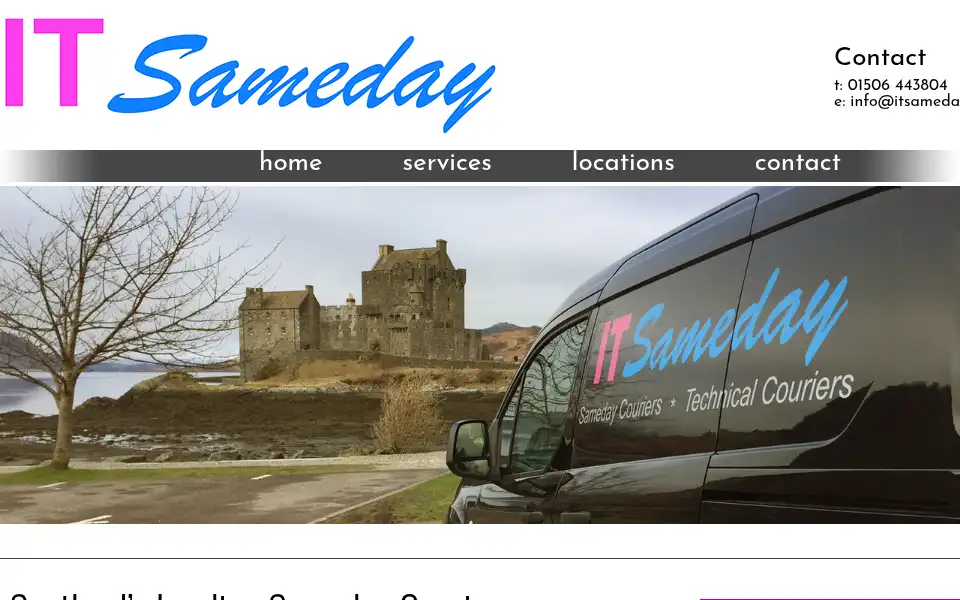 Screenshot of itsameday.com