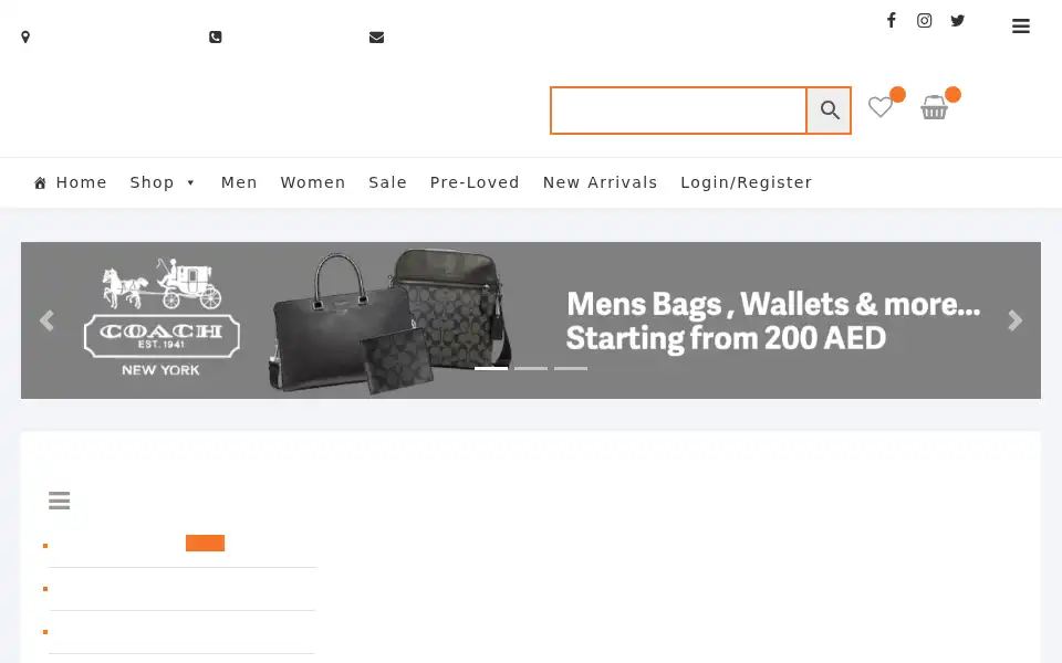 Screenshot of itstheoutlet.com