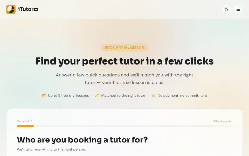 Screenshot of itutorzz.com