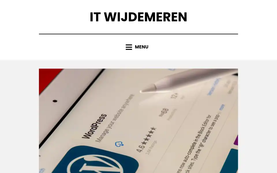Screenshot of itwijdemeren.nl