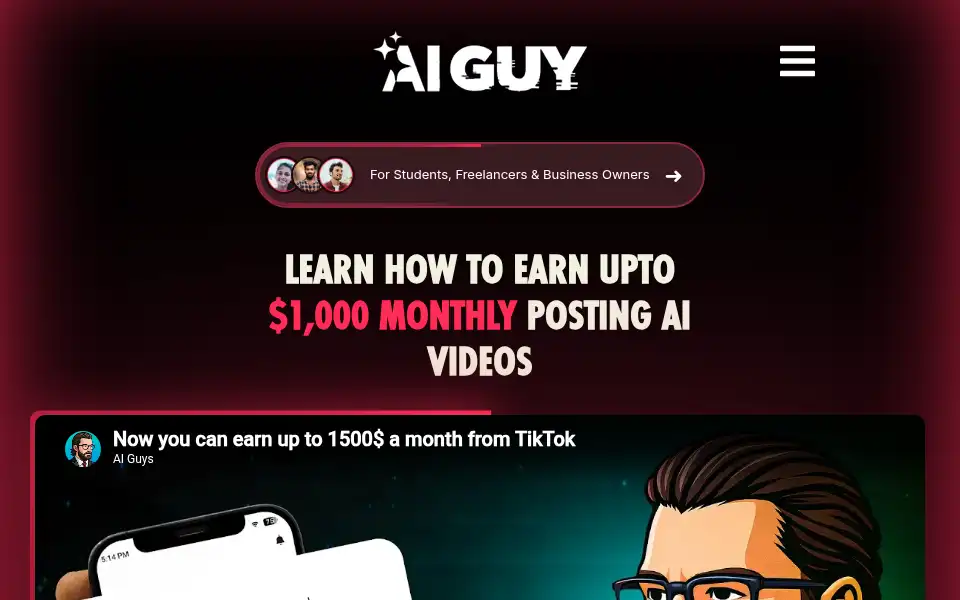 Screenshot of itxaiguy.com