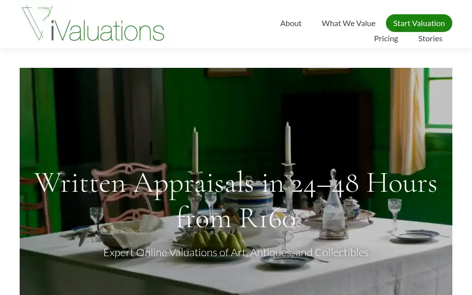 Screenshot of ivaluations.net