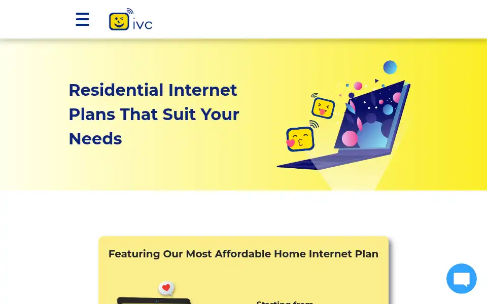 Screenshot of ivctel.com