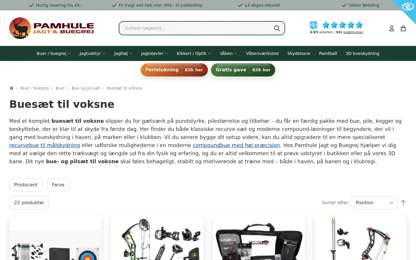 Screenshot of iversen-import.dk