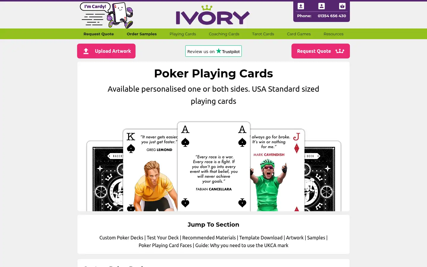 Screenshot of ivory.co.uk