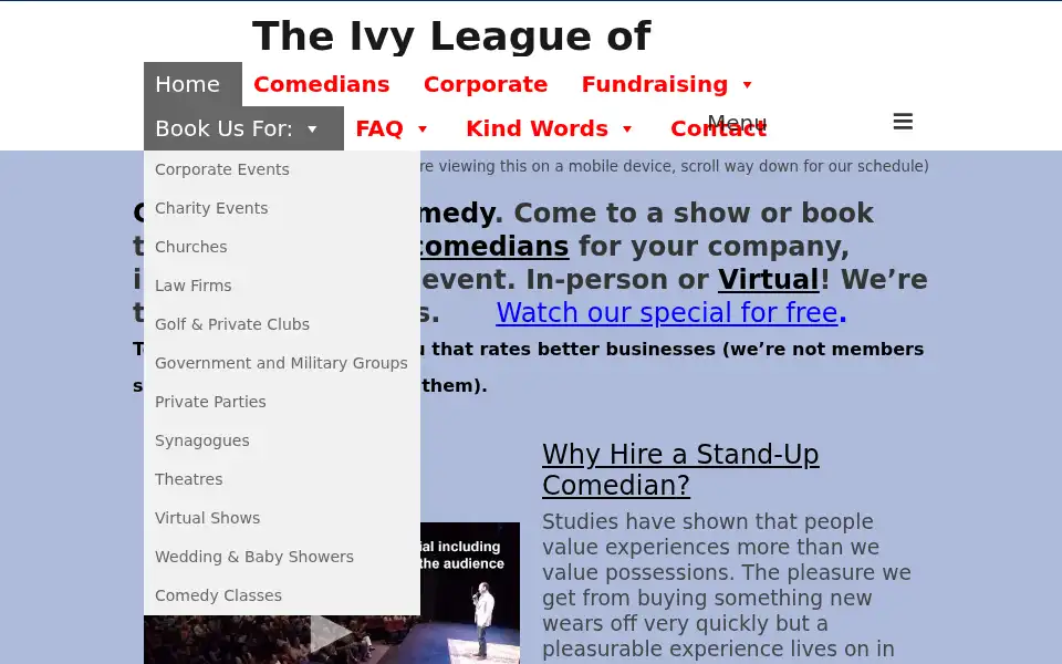 Screenshot of ivystandup.com