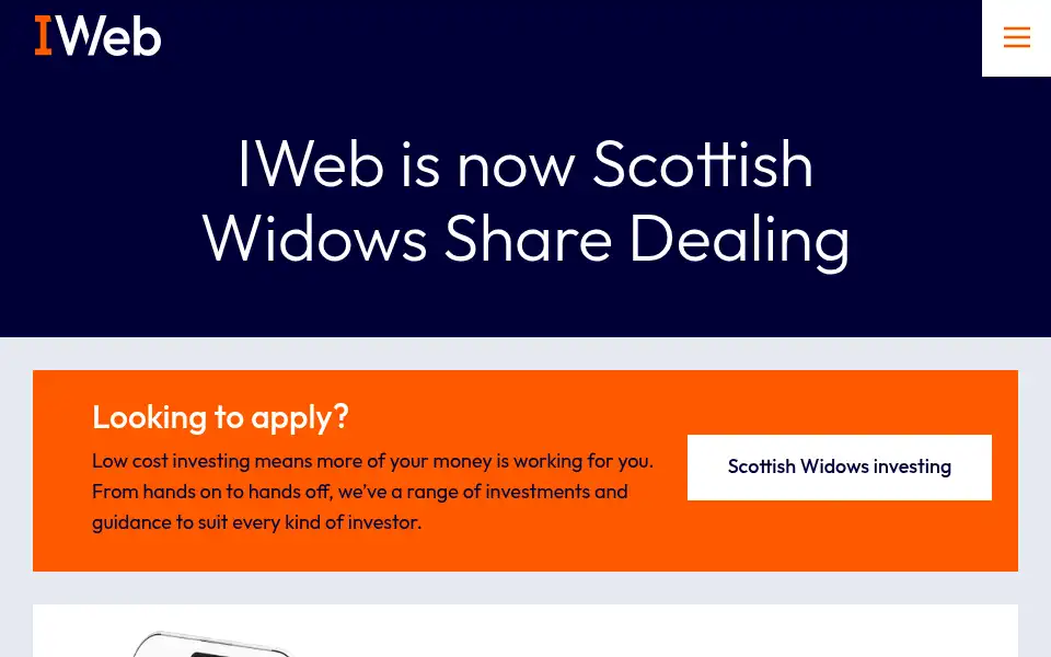 Screenshot of iweb-sharedealing.co.uk