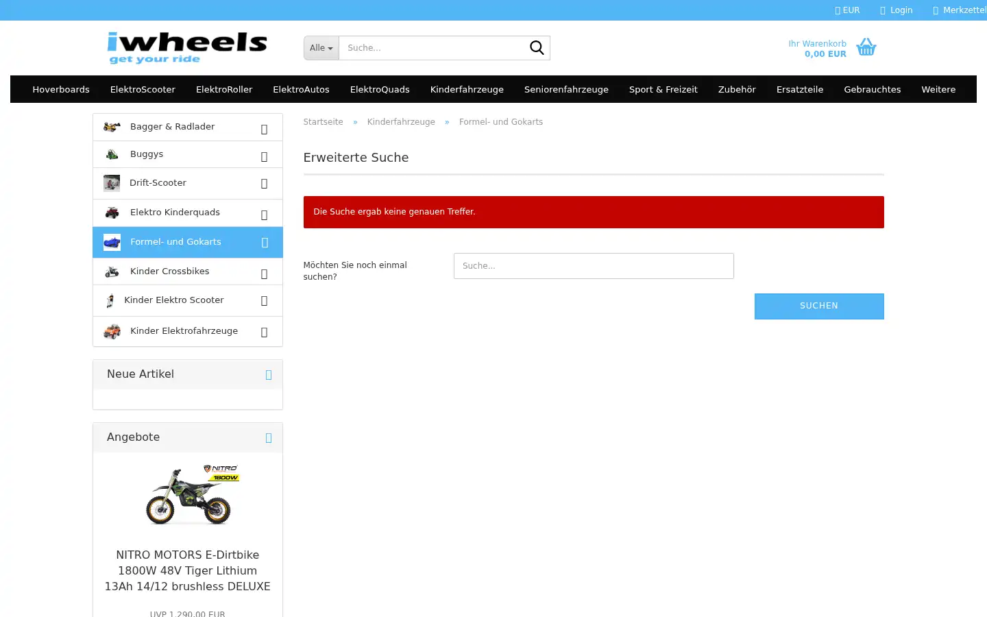 Screenshot of iwheels.at