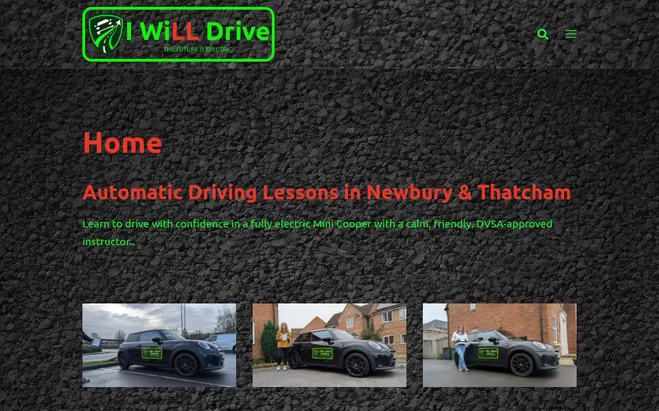 Screenshot of iwilldrive.co.uk