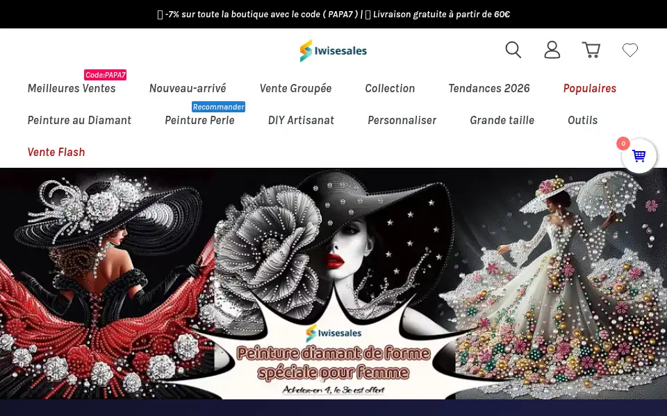 Screenshot of iwisesales.com