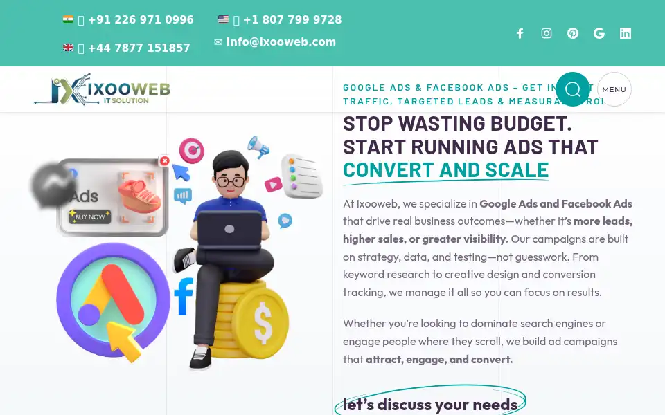 Screenshot of ixooweb.com