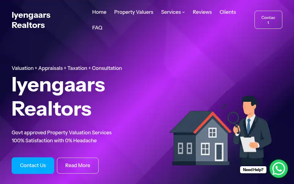 Screenshot of iyengaarsrealtors.com