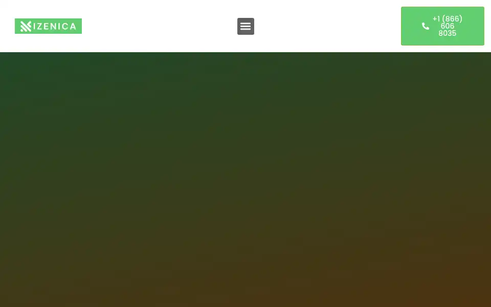 Screenshot of izenicatechnologies.com