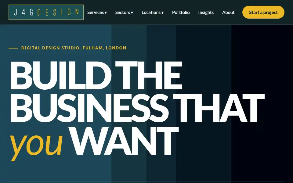 Screenshot of j4gdesign.co.uk