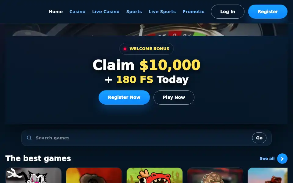 Screenshot of jaabetcasino.me