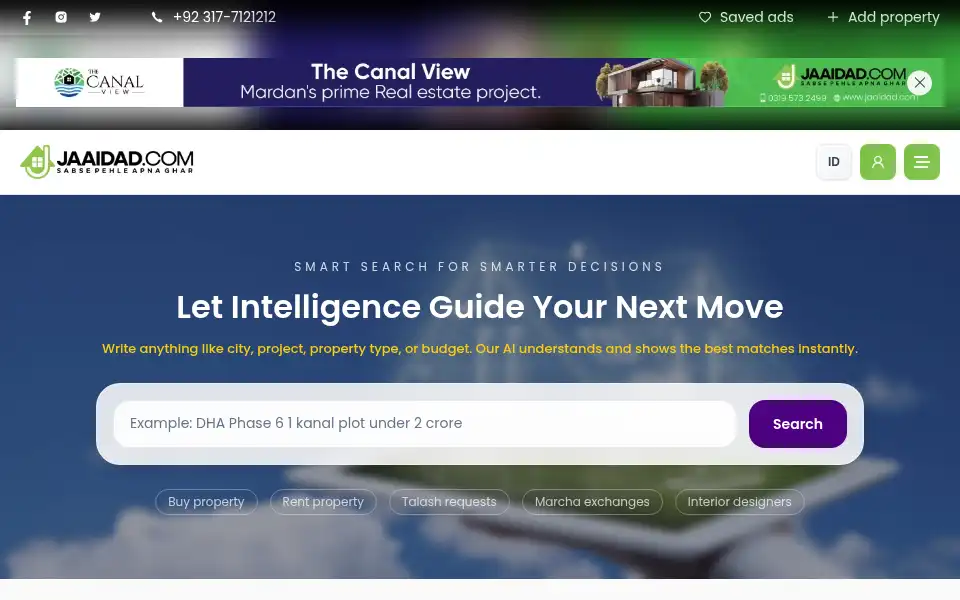 Screenshot of jaaidad.com