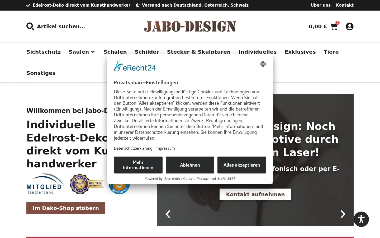 Screenshot of jabo-design.de