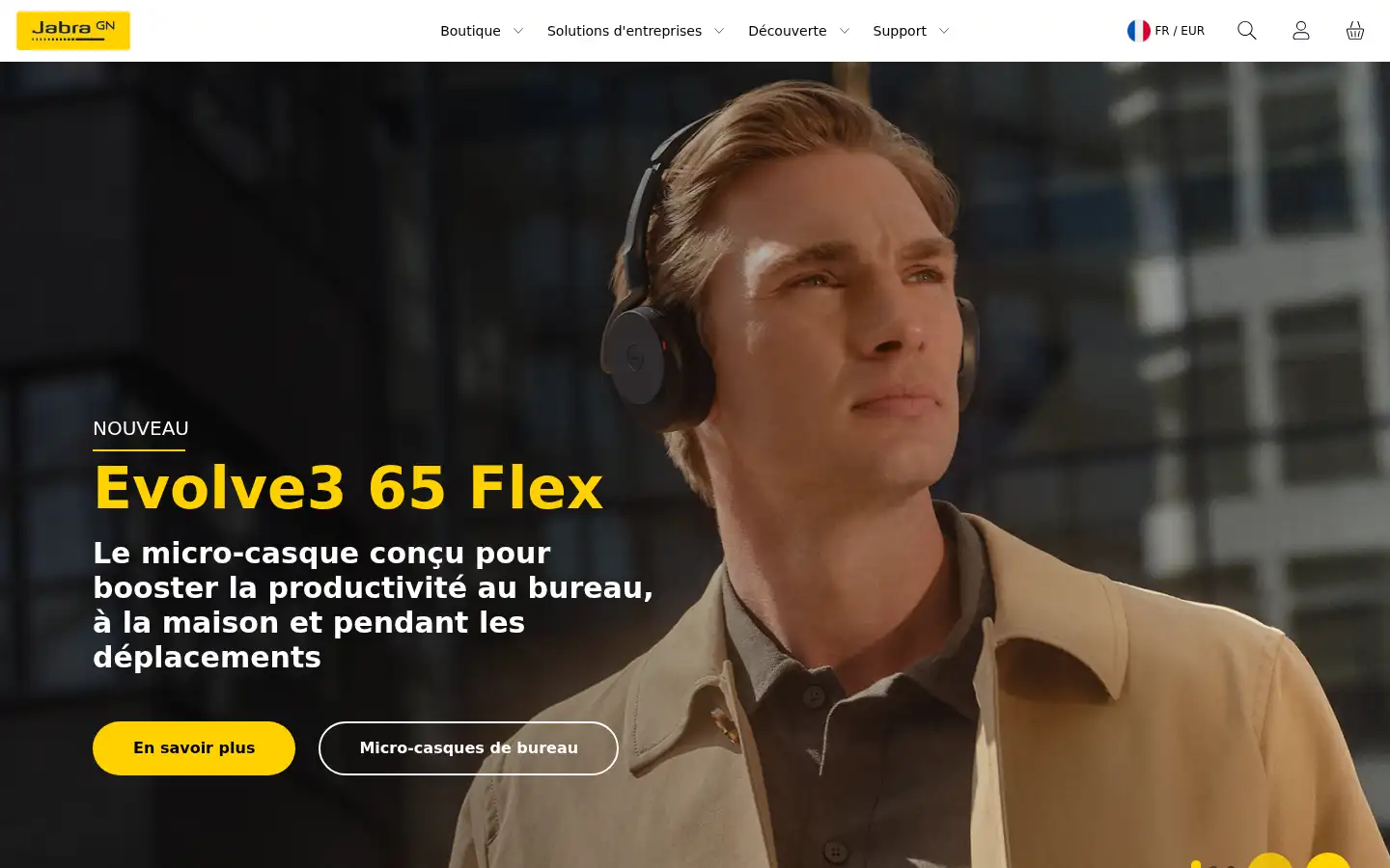 Screenshot of jabra.com