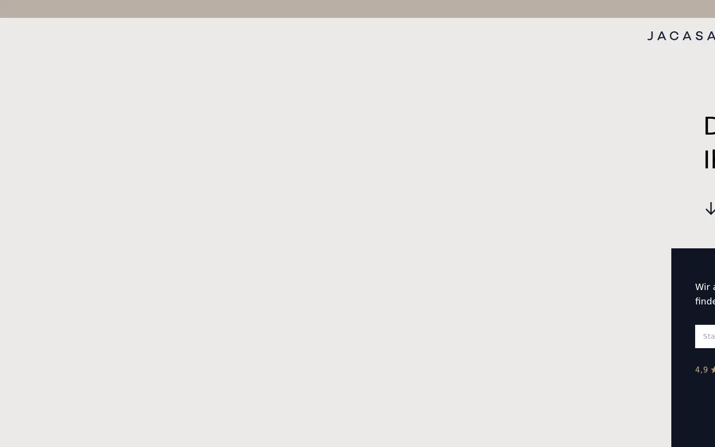 Screenshot of jacasa.de