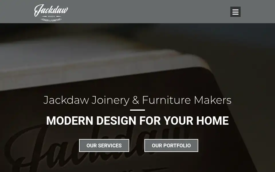 Screenshot of jackdawjoinery.co.uk
