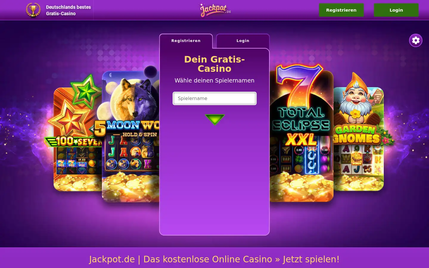 Screenshot of jackpot.de