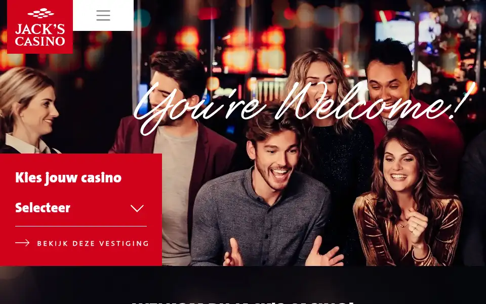Screenshot of jackscasino.nl