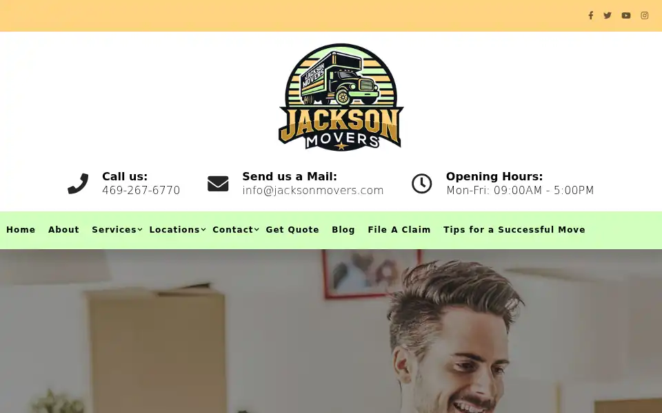 Screenshot of jacksonmovers.com