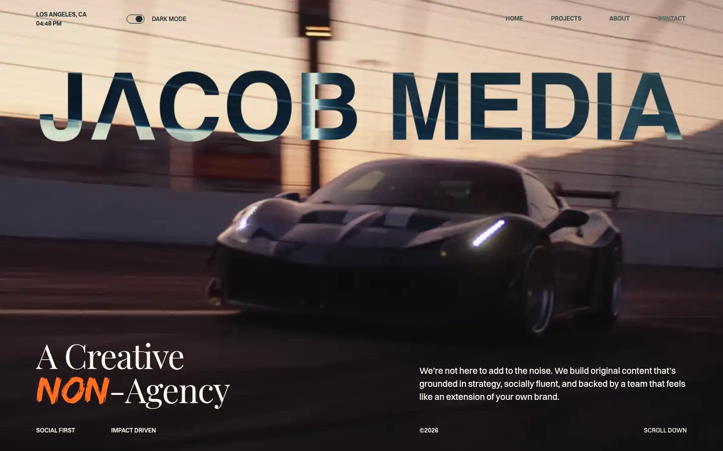 Screenshot of jacobmedia.com