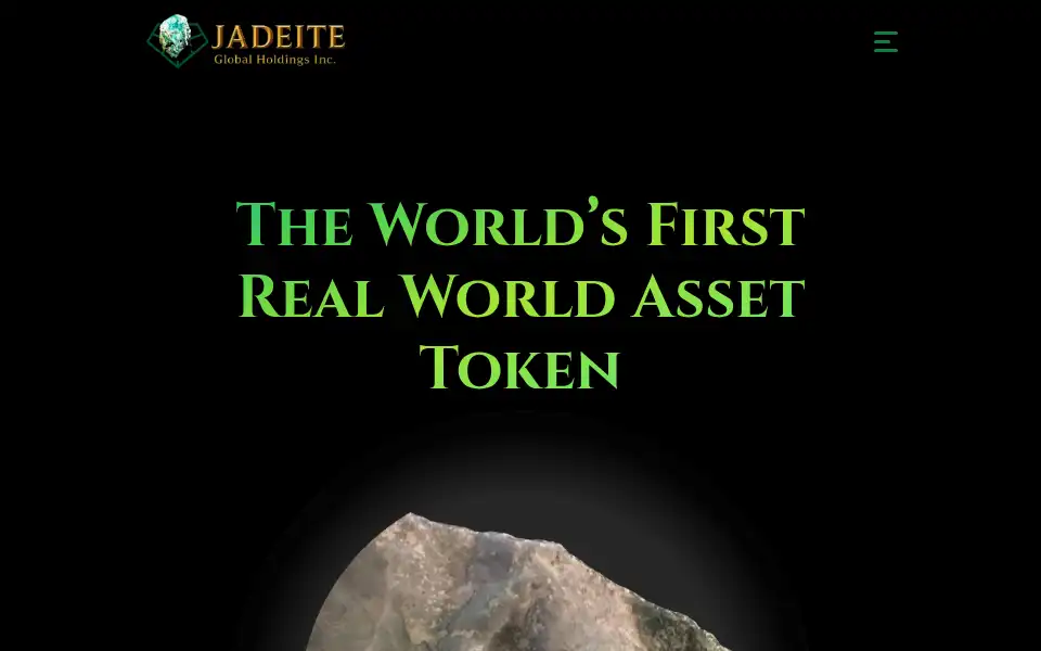 Screenshot of jadeiteglobalholdings.com