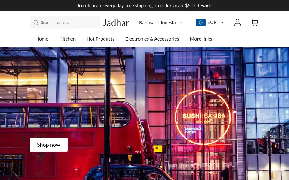 Screenshot of jadhar.com