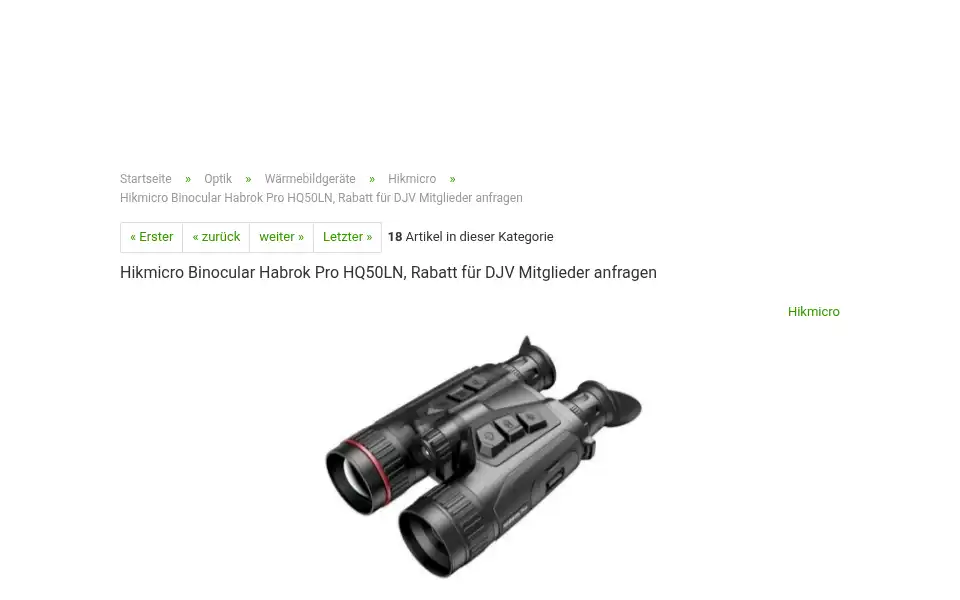 Screenshot of jagdladen.de