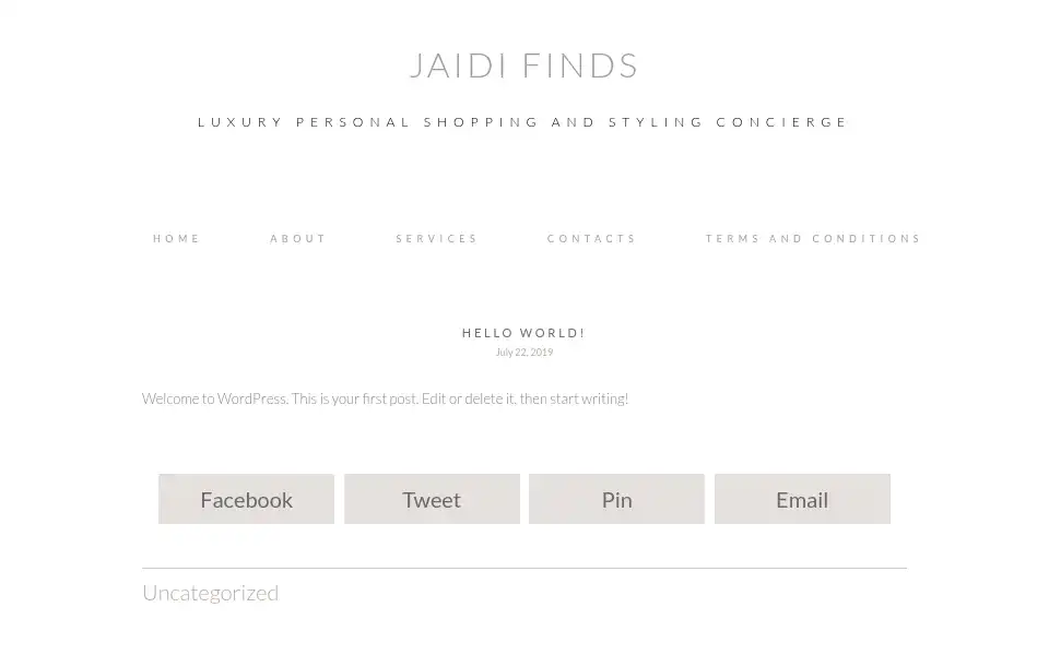 Screenshot of jaidifinds.com