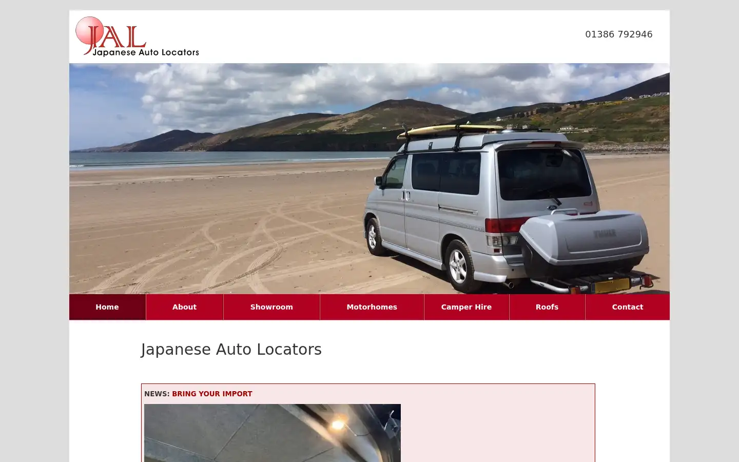 Screenshot of jalimports.co.uk