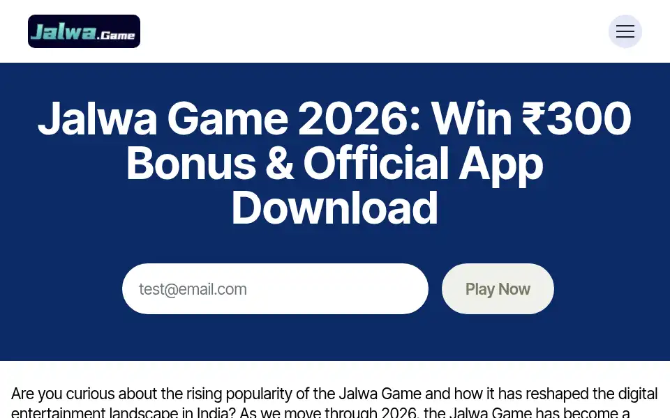 Screenshot of jalwagame.eu.com