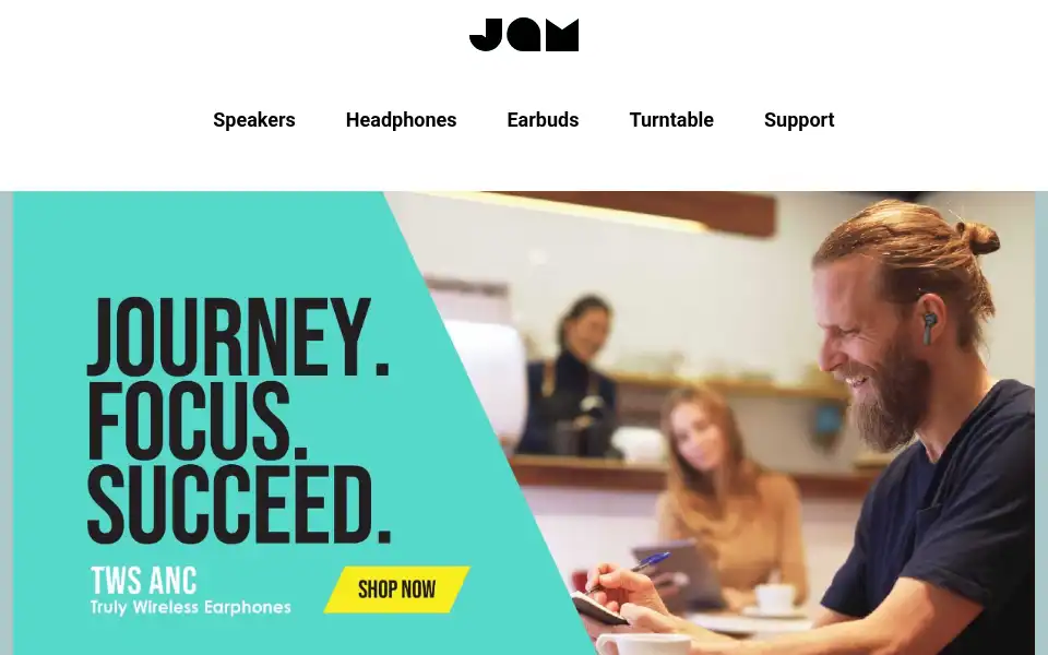 Screenshot of jamaudio.com