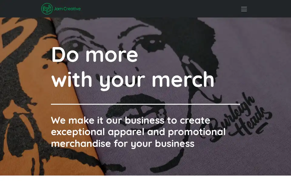 Screenshot of jamcreative.com.au