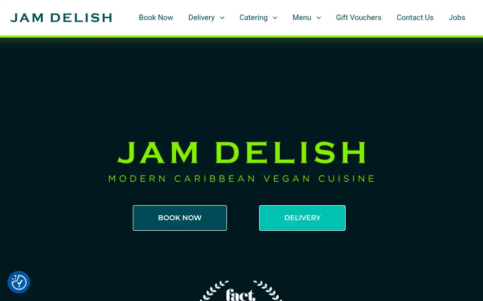 Screenshot of jamdelish.co.uk