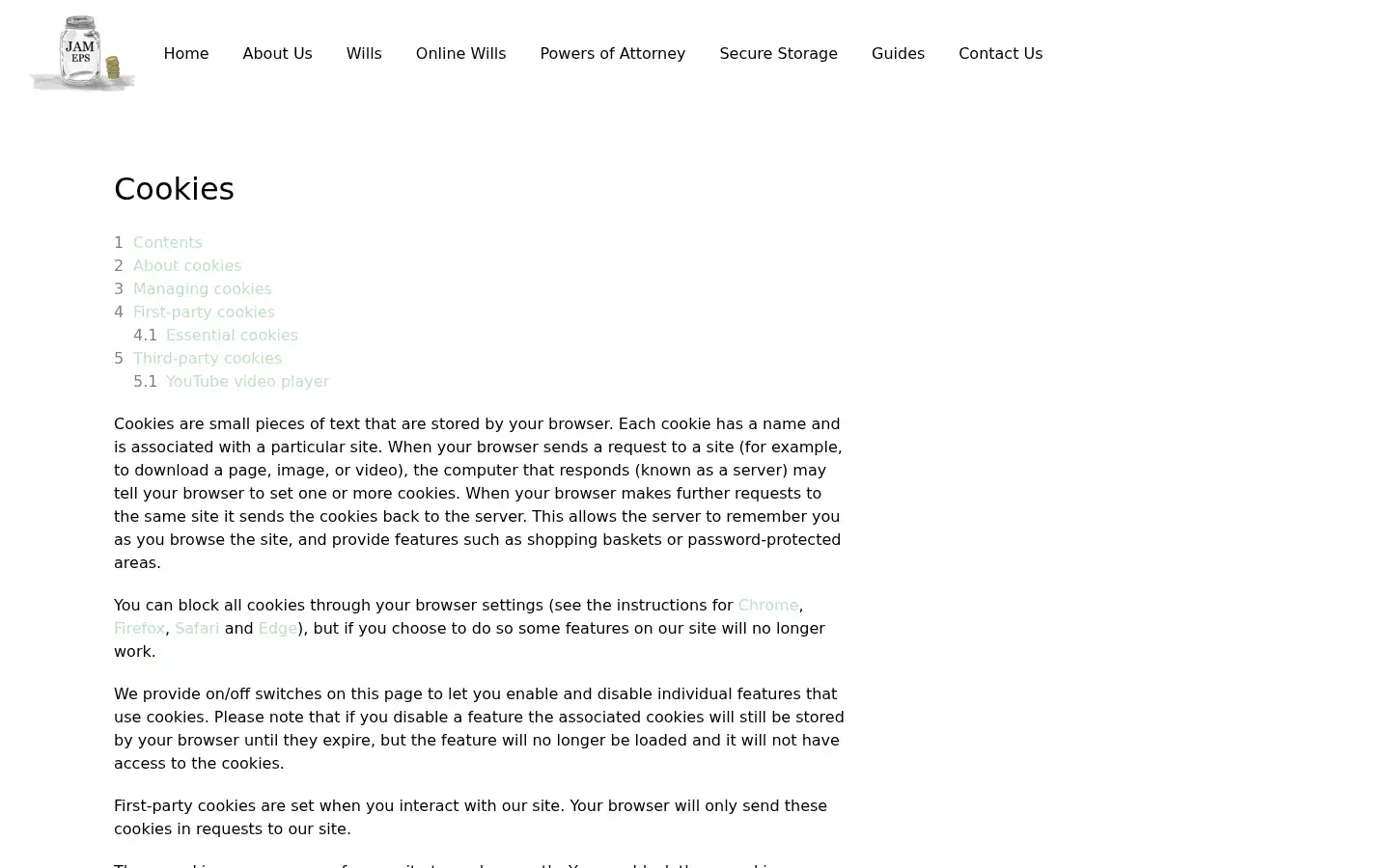 Screenshot of jameps.com
