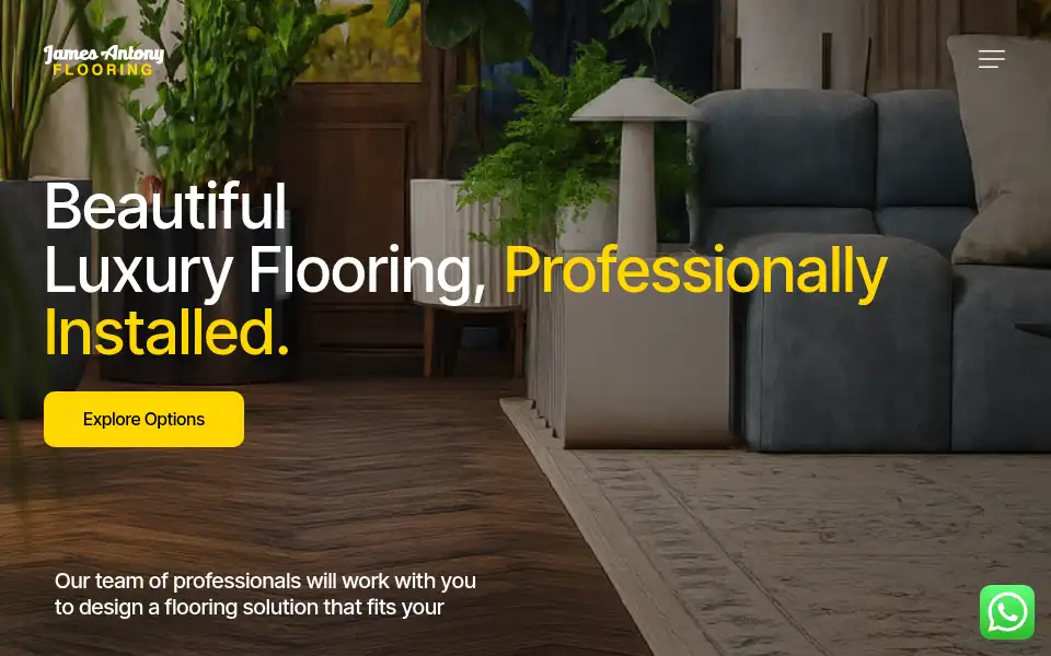 Screenshot of jamesantonyflooring.co.uk