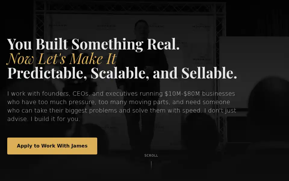 Screenshot of jamessmiley.com