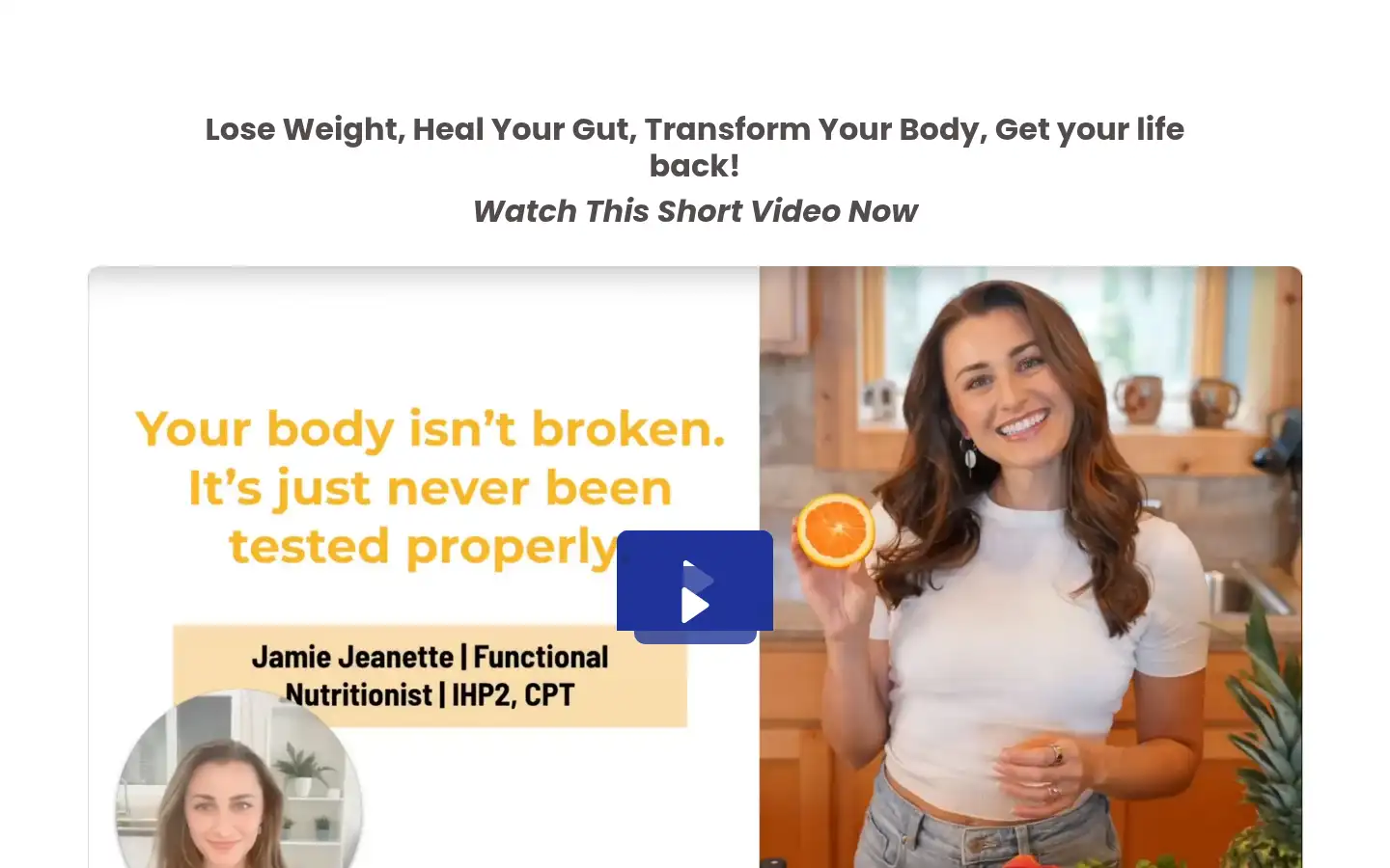 Screenshot of jamiejeanettecoaching.com