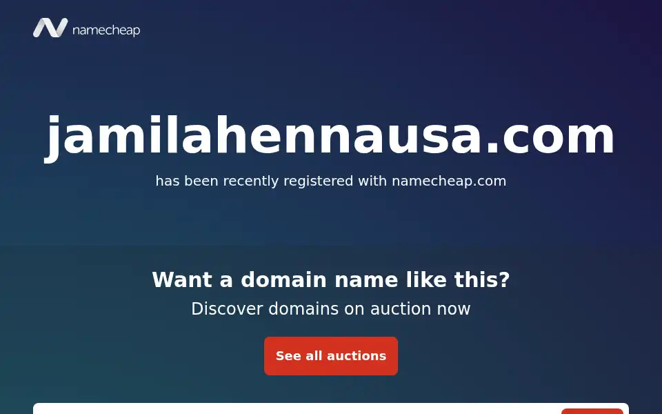 Screenshot of jamilahennausa.com