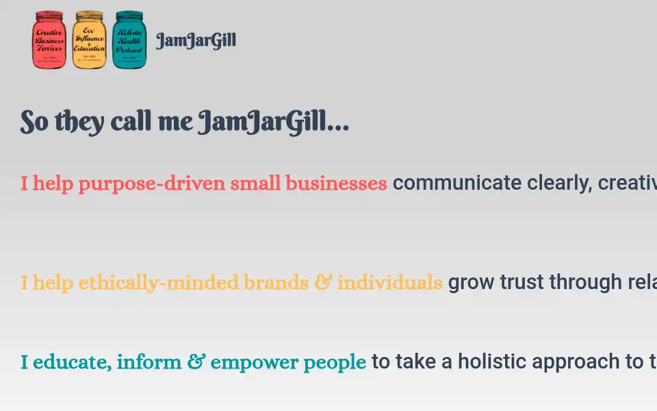 Screenshot of jamjargill.com