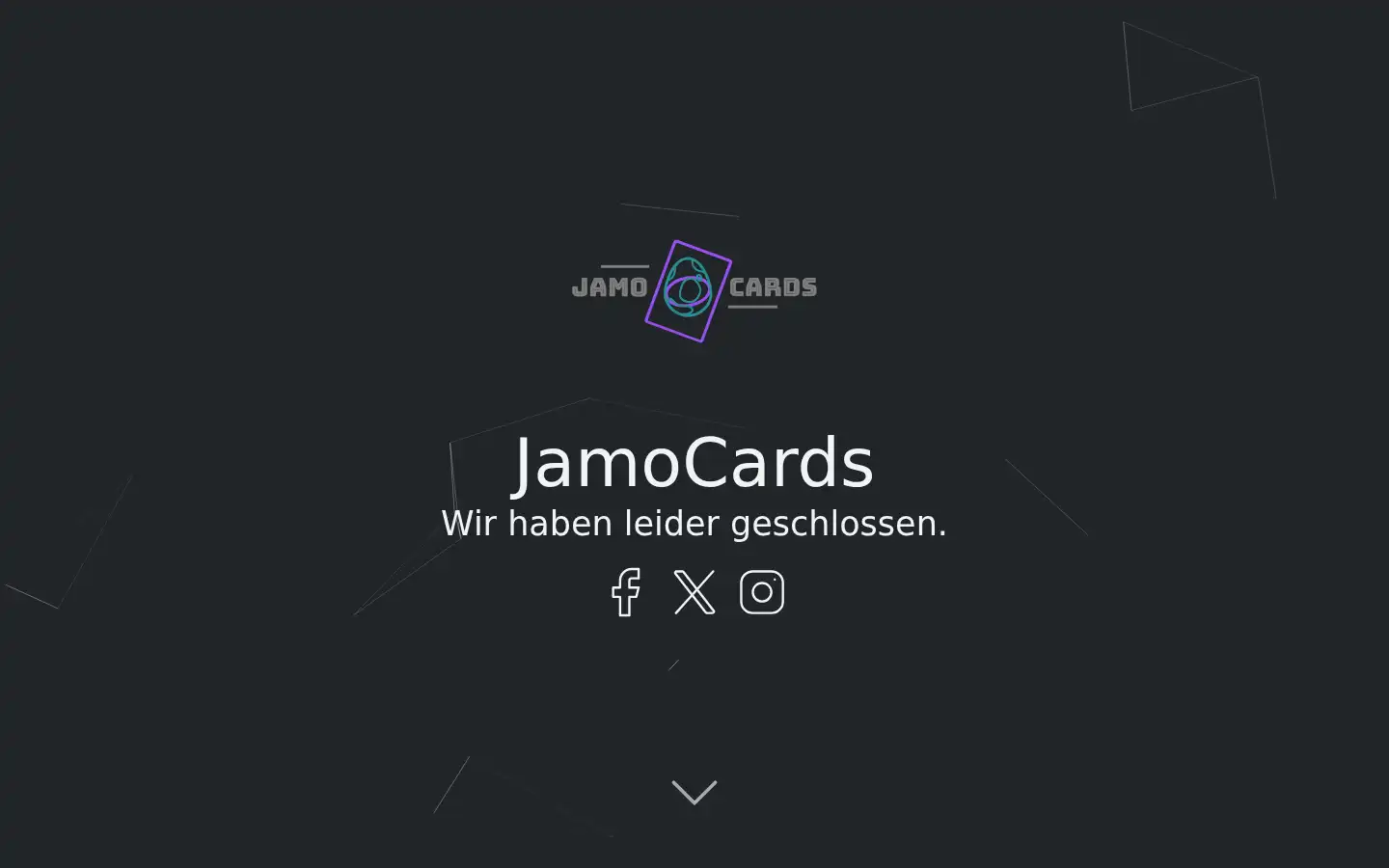 Screenshot of jamocards.de