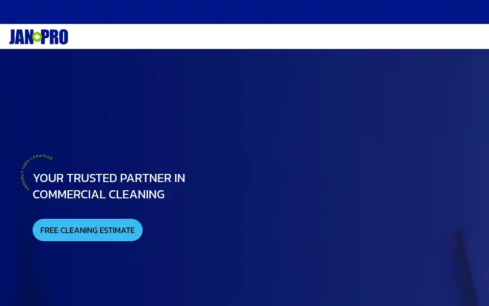 Screenshot of jan-pro.ca