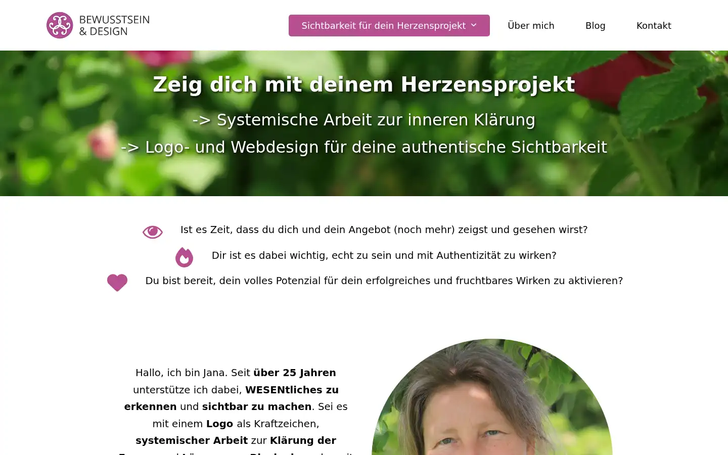Screenshot of janakrubert.de