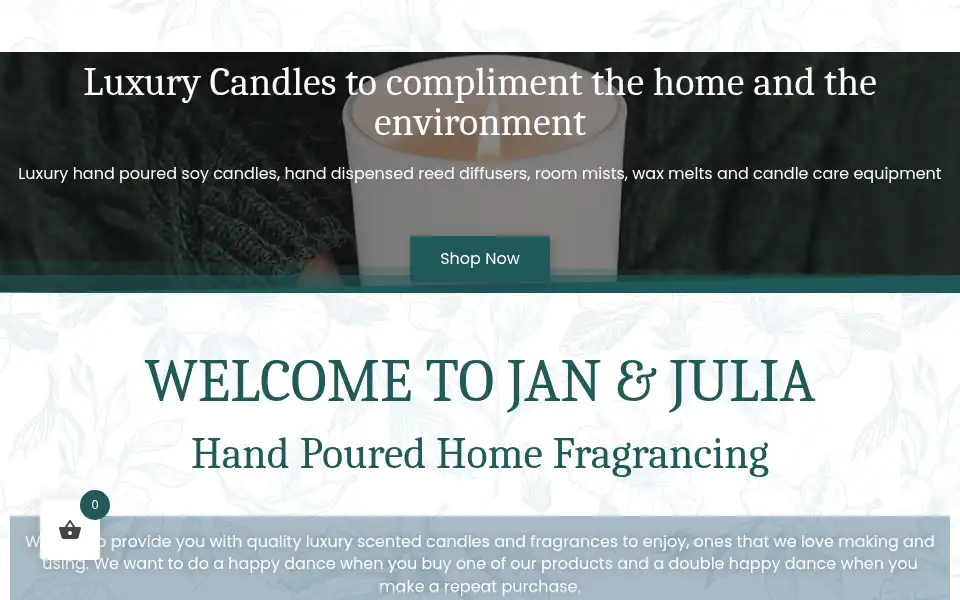Screenshot of janandjulia.com