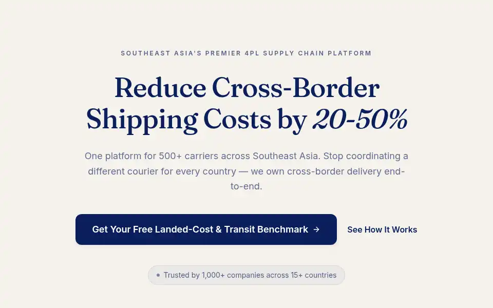 Screenshot of janio.asia
