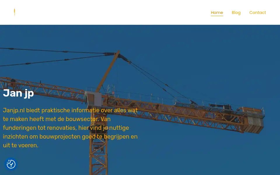 Screenshot of janjp.nl