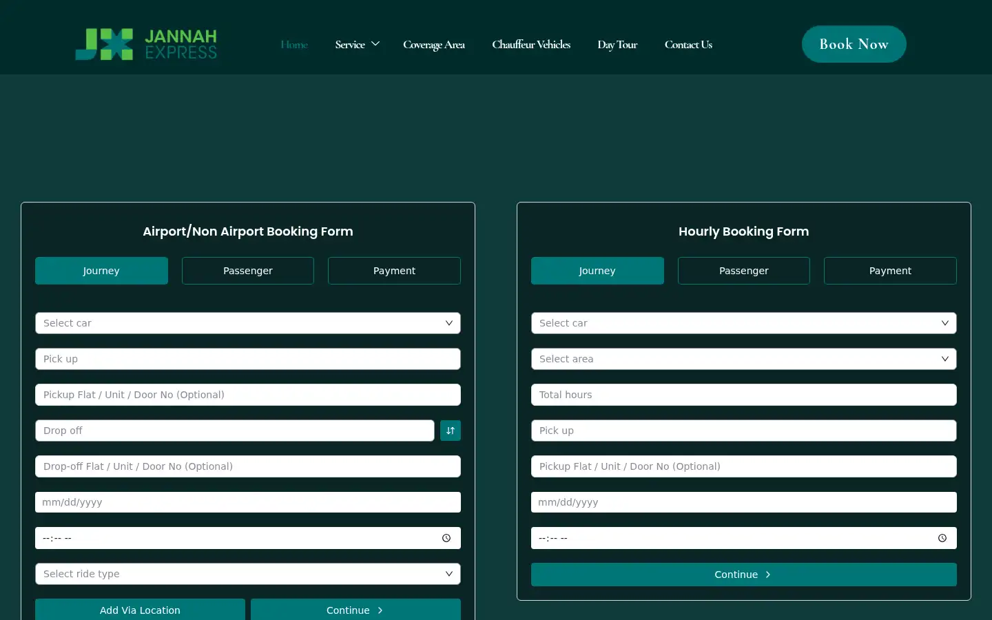 Screenshot of jannahexpress.co.uk